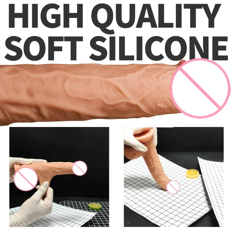 Automatic Telescopic Dildo Vibrator Female Masturbation Rotation Stimulation Big Fake Dick Thrusting Penis Sex Toys For Women