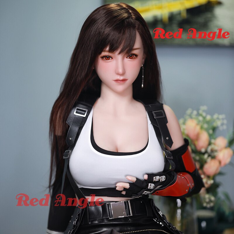 สีแดงมุมสมจริง Full Platinum ซิลิโคนตุ๊กตายางสำหรับชายที่มีปลูกผมหีญี่ปุ่นตุ๊กตาจริงสำหรับชาย