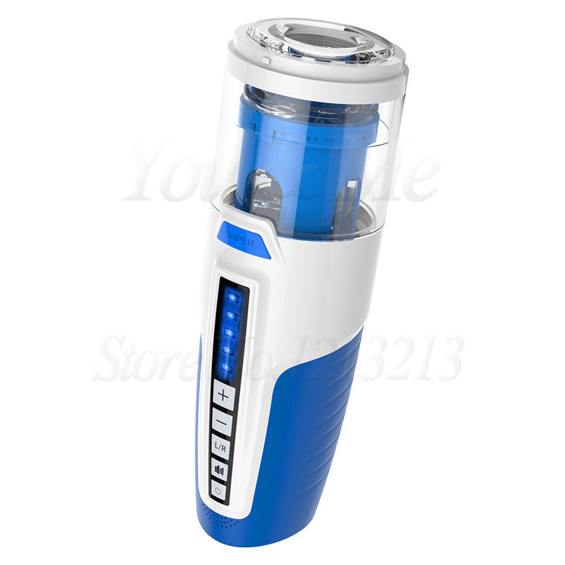 Leten Piston Telescopic Male Masturbator Rotating Retractable Strong Sucking Vibrator Oral Sex Toy for Men Blowjob Sex Machine.