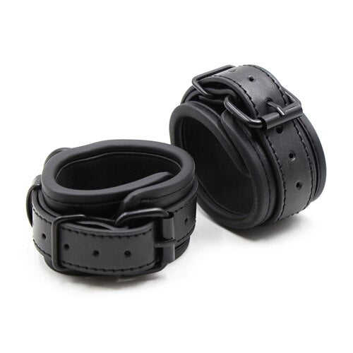 ของเล่นทางเพศหนังปรับได้สำหรับคู่รักหญิง ห่วงโซ่สลับหมุด BDSM อุปกรณ์เสริมสำหรับเล่นบทบาท