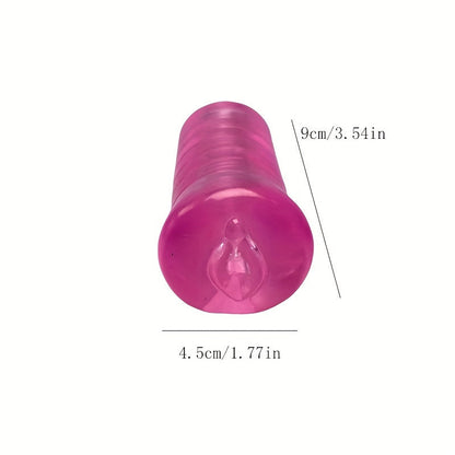 ของเล่นผู้ชายสำหรับผู้ใหญ่: ดิลโด้ซิลิโคนไร้สาย - 9ซม./3.54นิ้ว x 4.5ซม./1.77นิ้ว
