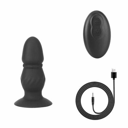 10 Speeds G-Spot Stimulation Bead Dildo Vibrator Remote Control Anus Vibrating Dildo Prostate Massager Vibrator Sex Toys for Men