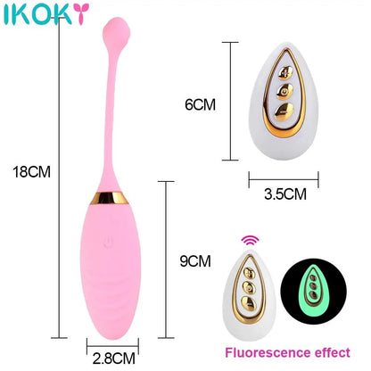 10 Speeds Sex Toys for Women Vibrating Egg Anal Clitoris Stimulation Jump Egg Vibrator Wireless Remote