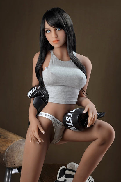 ตุ๊กตายางของไทย - Ella / ตุ๊กตายาง TPE สูง 166 ซม. หน้าอกเล็ก รูปร่างนักกีฬา [thdoll-1023]