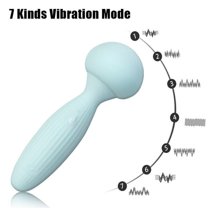 16CM Sexy Mushroom Vibrator for Women Clitoris Stimulator Anal Butt Plug Female Masturbator Erotic Sex Toy