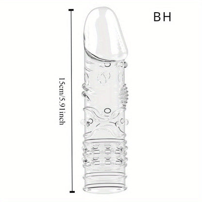 Penis Ring Crystal Penis Sleeve Lock Sperm Resistance Adult Supplies