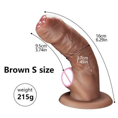 18-inch soft realistic dildo made of medical grade silicone for adult sex toys