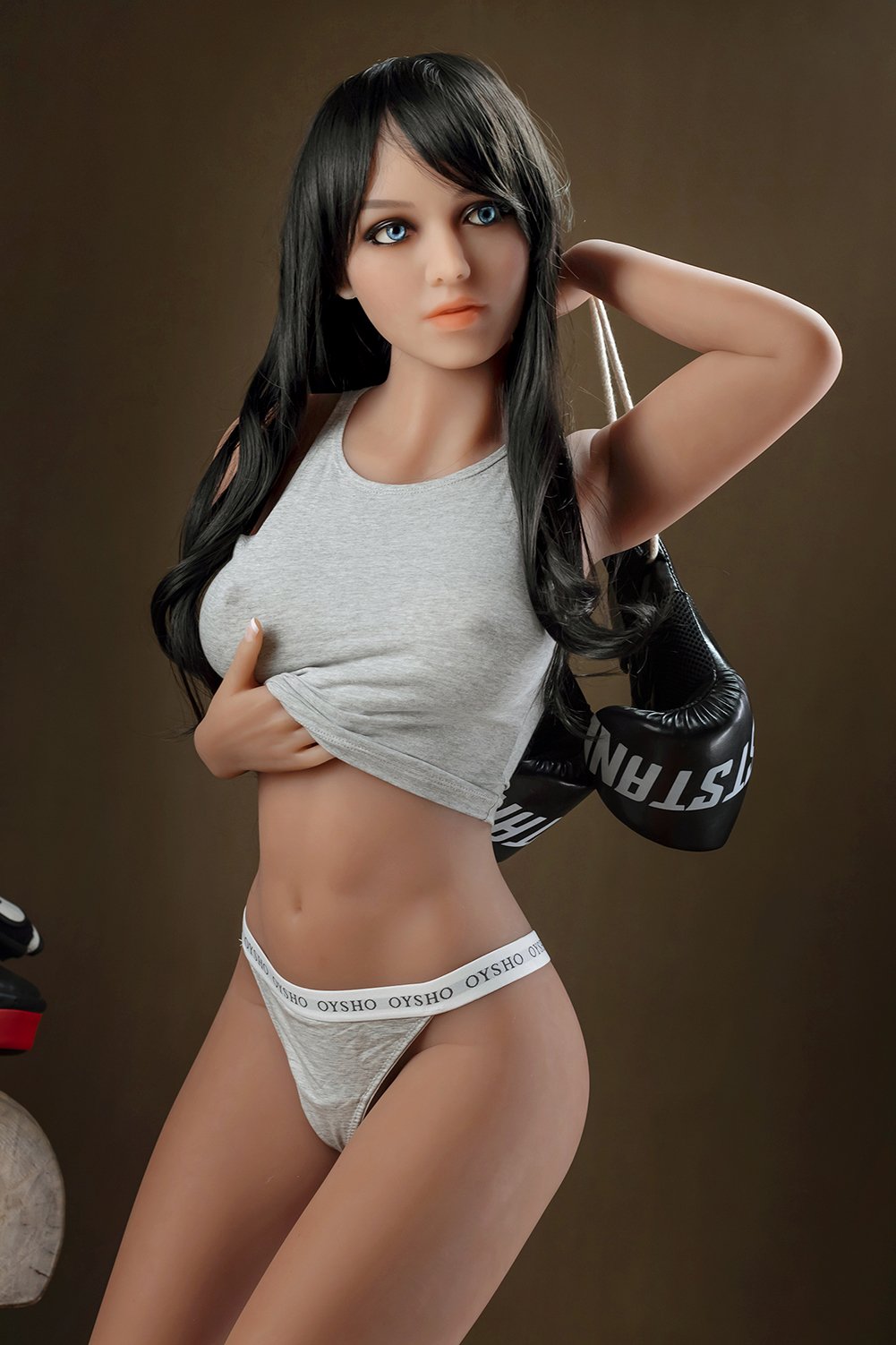 ตุ๊กตายางของไทย - Ella / ตุ๊กตายาง TPE สูง 166 ซม. หน้าอกเล็ก รูปร่างนักกีฬา [thdoll-1023]