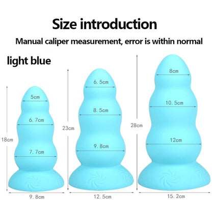 2022 Latest Huge Anal Plug Super Soft Silicone Dildo Anal Plug Anal Beads Prostate Massage Big Butt Plug Sex Toys for Men Women