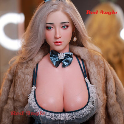 Redcorner 2023 18+ ตุ๊กตาซิลิโคนแพลตินัมเต็มตัวสมจริง 100% สำหรับผู้ชาย ตุ๊กตายางผู้หญิง เซ็กซ์ดอลล์เปลือย