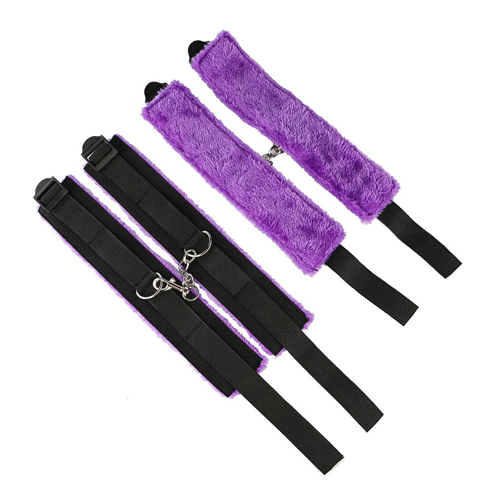 ชุดของเล่นเซ็กซ์ 26 ชิ้น กางเกงในลูกไม้เซ็กซี่ กุญแจมือ ผ้าปิดตา BDSM Bondage Set ของเล่นยั่วยวนสำหรับคู่รักและทาส