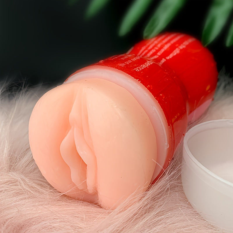 กระป๋องช่วยตัวเองชายแบบนุ่ม ของเล่นทางเพศช่องคลอดจำลอง อุปกรณ์ฝึกความอึดสำหรับผู้ใหญ่ สินค้าสำหรับผู้ใหญ่ ถ้วยกระเป๋าชาย ถ้วยเจ็ทสำหรับชาย