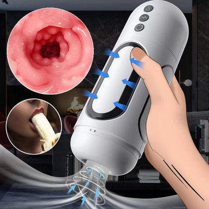 Automatic Adult Masturbator Cup, Deep Throat Sucking Machine