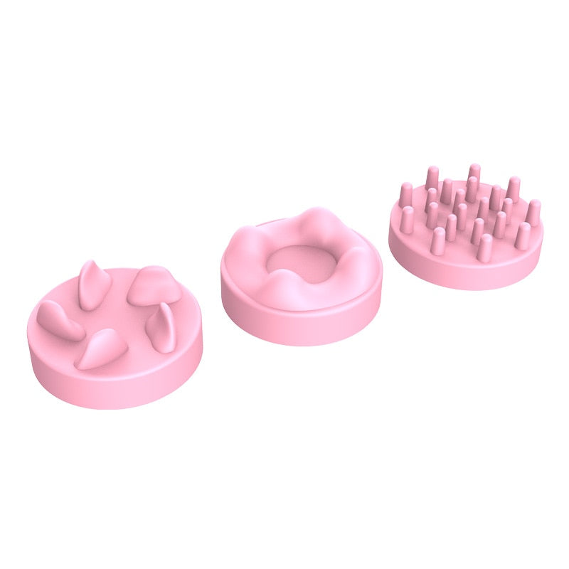 3 Accessories Rotating Stimulation Nipple Vibrator Female Masturbation Breast Enlargement Licking Bra Massager Sex Toy for Women