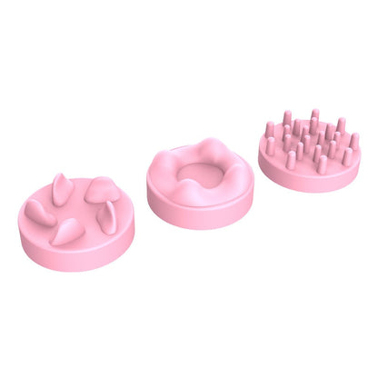 3 Accessories Rotating Stimulation Nipple Vibrator Female Masturbation Breast Enlargement Licking Bra Massager Sex Toy for Women