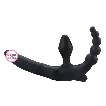 3 IN 1 Dildos Anal Plug Vibrators Sex Toys for Women Men Bondage Vagina Clitoris Stimulator Adult Chastity Accessories Sex Shop