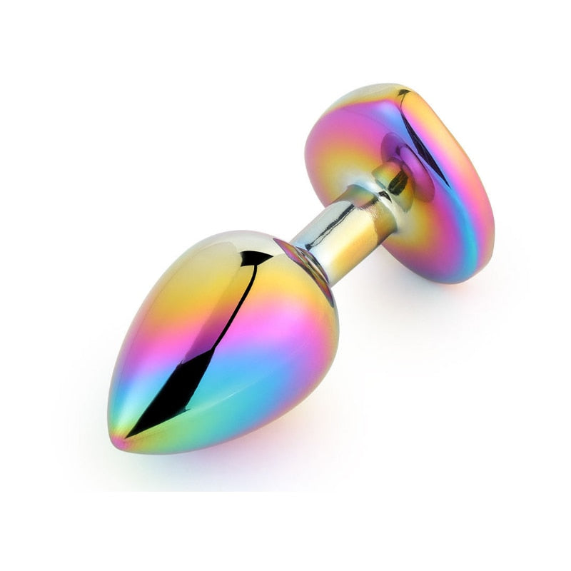3 Pcs/Set Metal Anal Plug Sex Toys for Women Adult Sex Products Butt Plug Colorful Steel Anal Plug Sex Toys Anal Dildo Anus Toys
