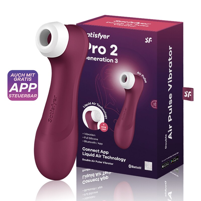 Satisfyer Vibrating App3 เครื่องสั่นสำหรับผู้หญิง ของเล่นทางเพศสำหรับคลิทอริส Pro2 ร้านขายของเล่นผู้ใหญ่