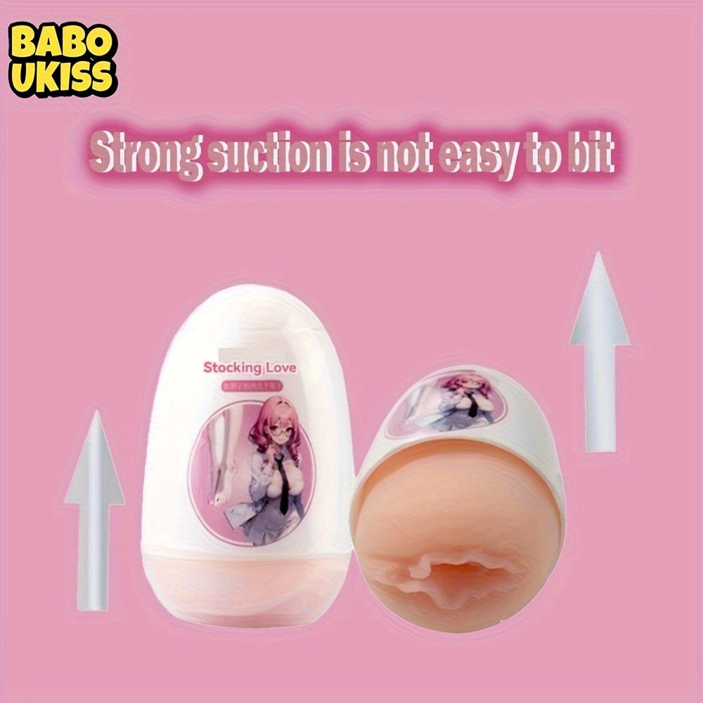 Adult Sex Toy: TPE Material. Portable Airplane Egg for Men's Pleasure