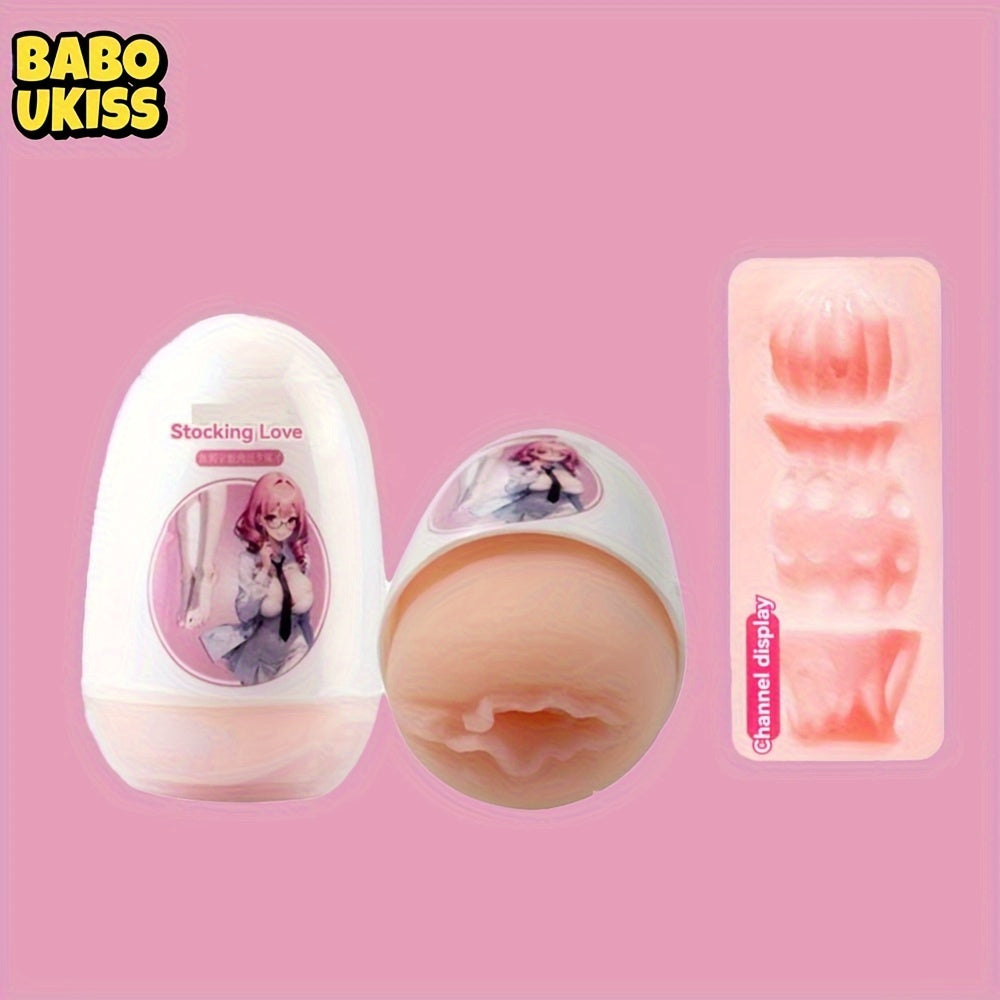 Adult Sex Toy: TPE Material. Portable Airplane Egg for Men's Pleasure