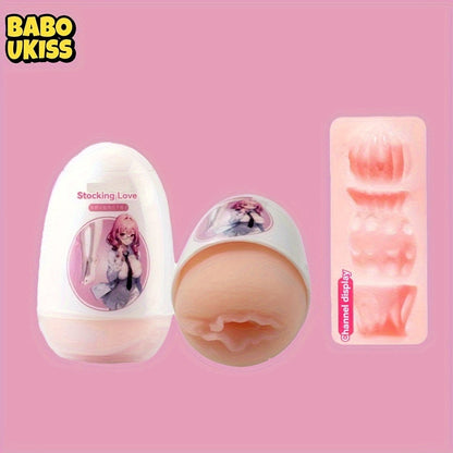 Adult Sex Toy: TPE Material. Portable Airplane Egg for Men's Pleasure