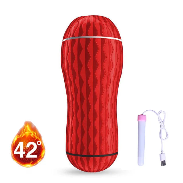 เครื่องสำเร็จความใคร่สำหรับผู้ชาย เครื่องดูดอวัยวะเพศชาย เครื่องเพศสัมพันธ์ช่องคลอดสูญญากาศ กระเป๋าจิ๋มช่วยตัวเอง ถ้วยเซ็กซ์ทอยผู้ใหญ่