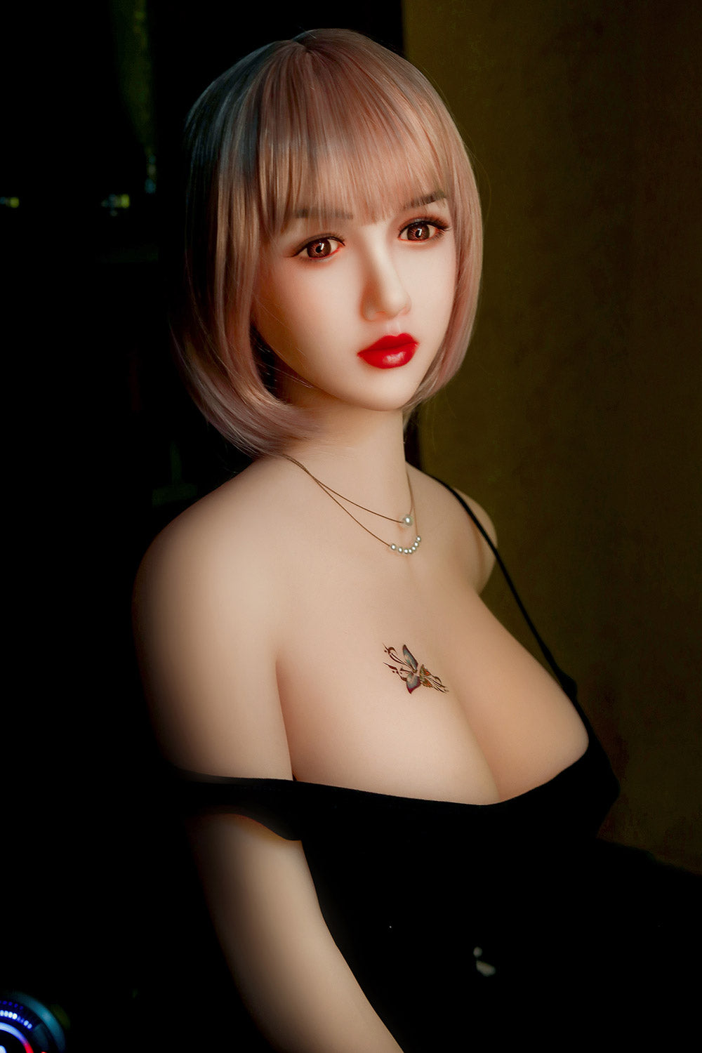 ประเทศไทย/เชียงใหม่ สต็อกสินค้า Margery 165 ซม. หัว TPE หน้าอกใหญ่ รอยสักสมจริง ตุ๊กตายางเบอร์ 1035