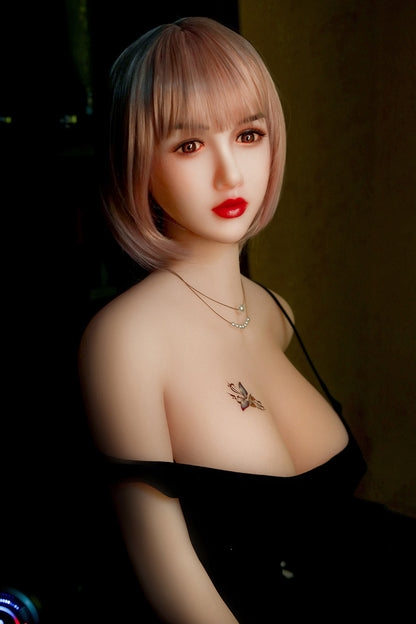 ประเทศไทย/เชียงใหม่ สต็อกสินค้า Margery 165 ซม. หัว TPE หน้าอกใหญ่ รอยสักสมจริง ตุ๊กตายางเบอร์ 1035