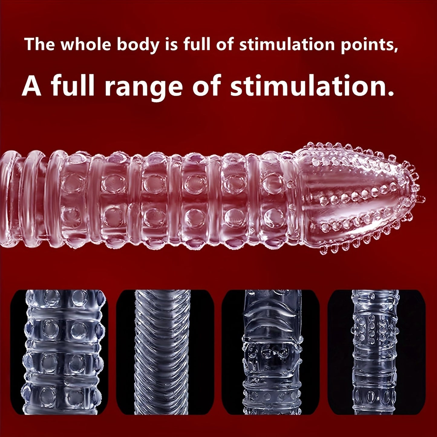Penis Ring Crystal Penis Sleeve Lock Sperm Resistance Adult Supplies