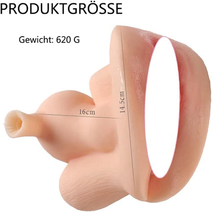 Vibrating Womb Masturbator. Male Masturbators Pocket Pussy Realistic Stroker Lifelike Vaginal Oral Sex Toys for Man Masturbation