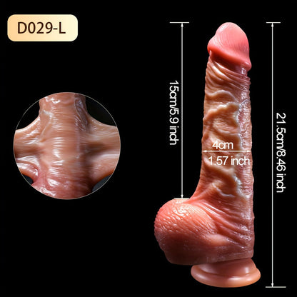Realistic Penis For Women. Silicone Sliding Foreskin Dildo. Dildos With Strong Suction Cup. Female Sex Toy. Big Feels Like Skin Fake Dick. Adults Erotic Strapon Dildo Anal Sex Toys For Couples Male & Female & Gays
