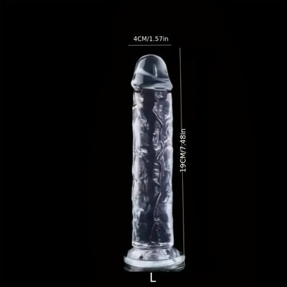 Transparent Big Dick 6 Sizes Realistic Jelly Dildo Women Gay Anal Sex Toys Masturbators Penis Suction Cup