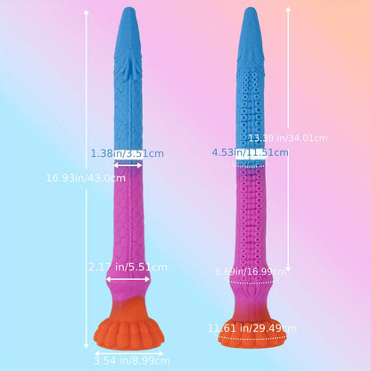 Long Anal Dildo Tentacle Monster. Silicone Dragon Dildo With Suction Cup Knot For Men Women Depth Anal Training. Huge Fantasy Anal Butt Plug Glow In The Dark Dildos Sex Toys & Games. 17 Inch