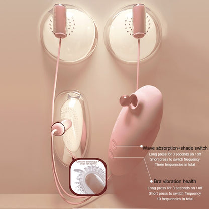 4-in-1 เครื่องนวดกระตุ้นหัวนม, นม, จุกดูดกระตุ้นคลิตอริส, มาสเตอร์เบเตอร์สำหรับผู้หญิง, ของเล่นทางเพศเลียสำหรับผู้หญิง