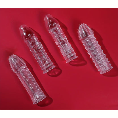 Penis Ring Crystal Penis Sleeve Lock Sperm Resistance Adult Supplies