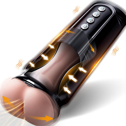4 in 1 Automatic Male Masturbator Cup with Swing Function. Doggy-Style Sucking Male Stroker with Anal Design. Ulovime Male Anal Sex Toy for Men Masturbation
