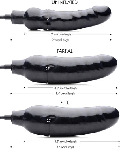 Master Series Primal Inflatable Dildo. 1 Count