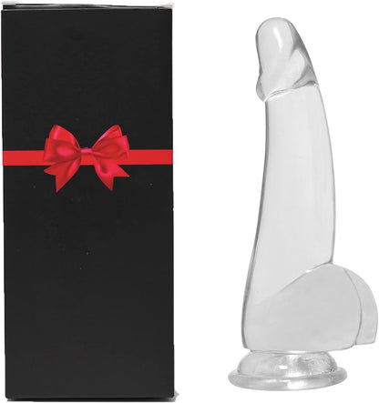 7 Inch Small Anal Dildos with Suction Cup. Soft Butt Plugs for Women.Men G spot