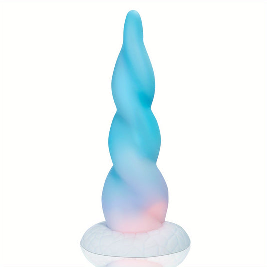 Huge Thick Monster Dildo for Women - 8.6 Inch Realistic Fantasy Big Silicone Anal Dildo with Strong Suction Cup for Hands-Free Play. Soft G Spot Prostate Massager Adult Sex Toys for Female and Couples