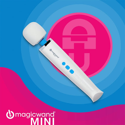 Magic Wand Mini HV-135 - ไร้สาย - กะทัดรัด ปรับความเร็วได้หลายระดับ พร้อมหัวซิลิโคนอ่อนนุ่มและคอที่ยืดหยุ่น - เครื่องนวดส่วนตัวสำหรับผู้หญิง นวดคอ มือ หลัง กล้ามเนื้อ และศีรษะ