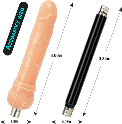 เครื่องช่วยกิจกรรมทางเพศ เครื่องดิลโด้แบบเสียบอัตโนมัติพร้อมส่วนต่อ 3XLR ของเล่นทางเพศแบบปรับได้สำหรับผู้หญิง ผู้ชาย และคู่รัก