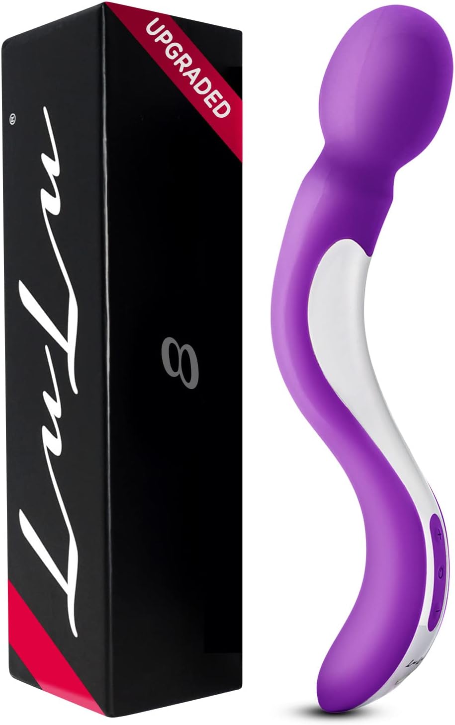7+ Personal Massager - Cordless. Therapeutic & Rechargeable Mini Stress Relief Silicone - for Foot Back Neck - Upgraded Memory 5 Speeds 20 Patterns