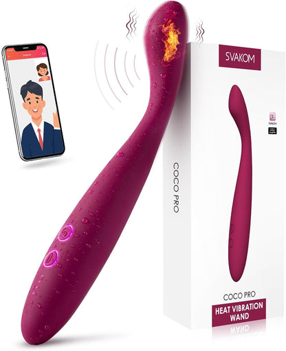 SVAKOM COCO G Spot Vibrator - ภายใน 8 วินาทีถึงจุดสุดยอด เครื่องสั่นรูปนิ้วกันน้ำสำหรับผู้หญิง - เครื่องสั่น 5*5 รูปแบบสำหรับกระตุ้นคลิตอริสและหัวนม - ของเล่นทางเพศสำหรับผู้หญิง