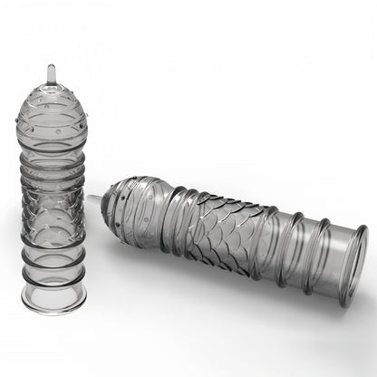Crystal Men's Adult Sex Toy Penis Cover Sleeve Penis Extender Reusable Delay Ejaculation Add More Fun And Excitement For Men Women Couples