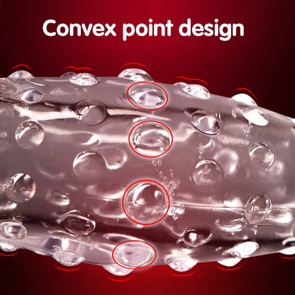 6PCS Penis Extender Erection Condoms Reusable Penis Sleeve Dick Enlargement Sex Toys Cock Ring for Men Delayed Ejaculation Toys
