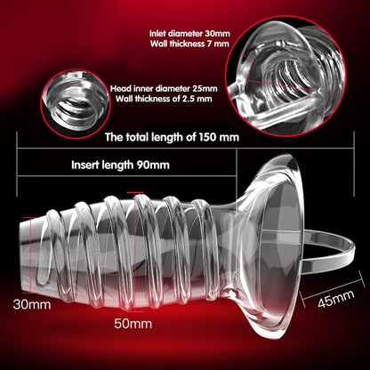 6PCS Penis Extender Erection Condoms Reusable Penis Sleeve Dick Enlargement Sex Toys Cock Ring for Men Delayed Ejaculation Toys