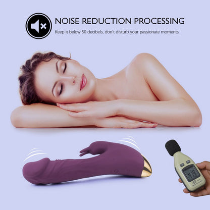 เครื่องสั่น 7 สปีดสำหรับช่องคลอดสตรี อุปกรณ์นวด G-Spot ช่วยกระตุ้นคลิตอริสและสำเร็จความใคร่สำหรับผู้หญิง