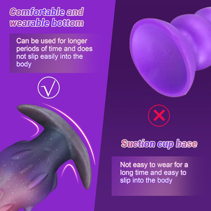 Butt Plug Set Anal Plug Prostate Massager. Wearable Anal Training Set Sex Toys Kit with T-Base