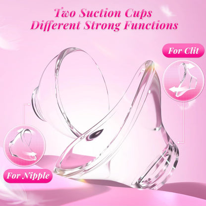 Sucking Vibrator Womens Sex Toys - Upgraded APP Adult Toys. 5 Tongue Licking Vibrators. 8 Auto & 1 Manual Suction Sex Toy. Nipples Anal Clitoral G Spot Vibrator Stimulator for Female Couples Sex Toys