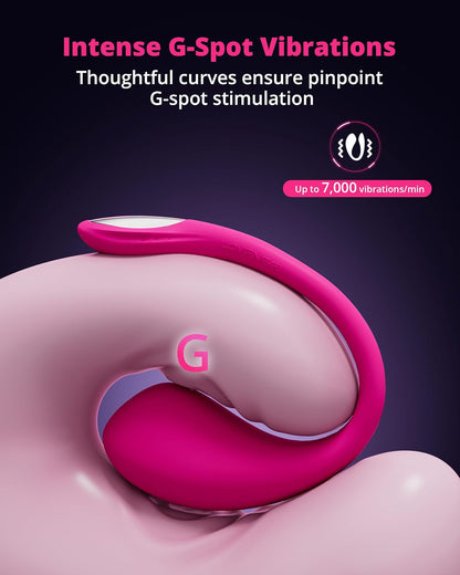 LOVENSE Lush 4 Remote Control G-spot Vibrator. Wearable Long Distance Adult Sex Toys